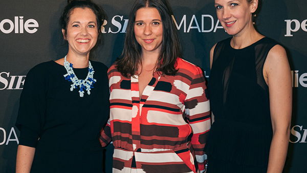 Katrin Futterknecht, Nadine Lang und Susanne Wolff beim Brand Media Summer Fashion Cocktail