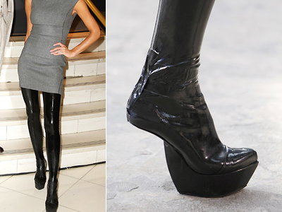Victoria Beckham in Plateauschuhen