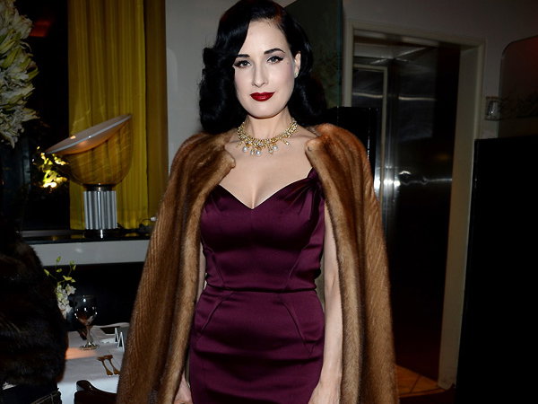 Venus im Pelz: Dita von Teese in Zac Posen