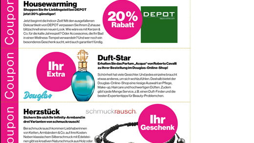 Geschenke, Rabatte & Extras in der JOLIE 10/13
