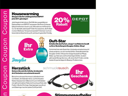 Geschenke, Rabatte & Extras in der JOLIE 10/13