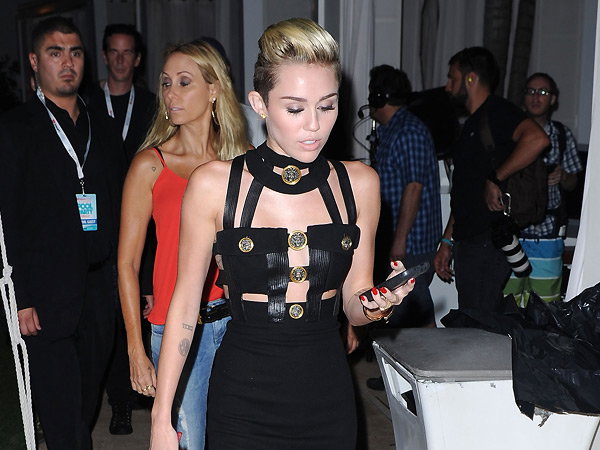 Miley Cyrus in Versace