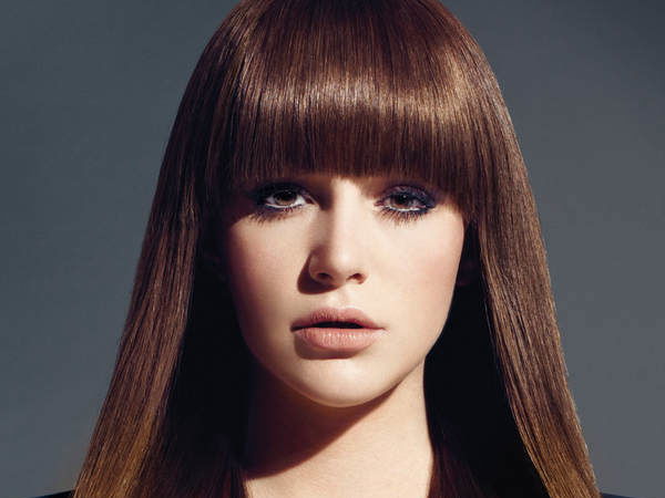Lange Haare mit Farbverlauf