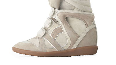 Sneaker mit verstecktem Keilabsatz, wie die "Bekkets" von Isabel Marant