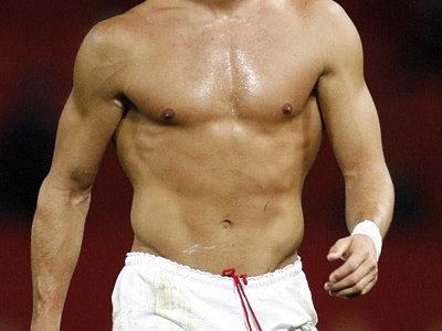 Cristiano Ronaldo - fast nackt...