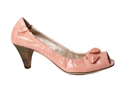 Rosa Peeptoes von Janet & Janet