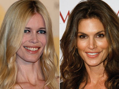 Senior Supermodel: Claudia Schiffer vs. Cindy Crawford