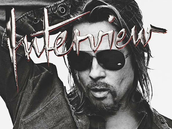 Brad Pitt wild auf dem Cover