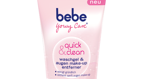 Waschgel, das auch Augen-Make-up entfernt