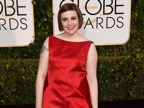 Lena Dunham in Zac Posen