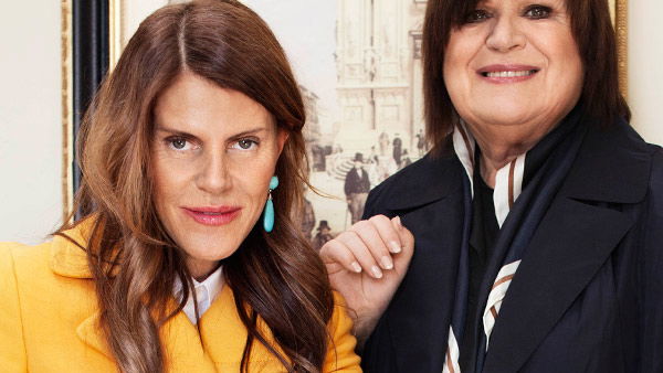 Anna Dello Russo und Margareta van den Bosch,
