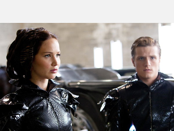 Katniss und Peeta im Training