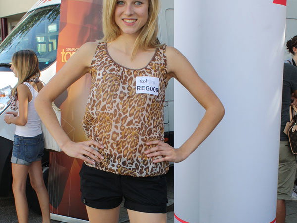 Linda bei GNTM 2012