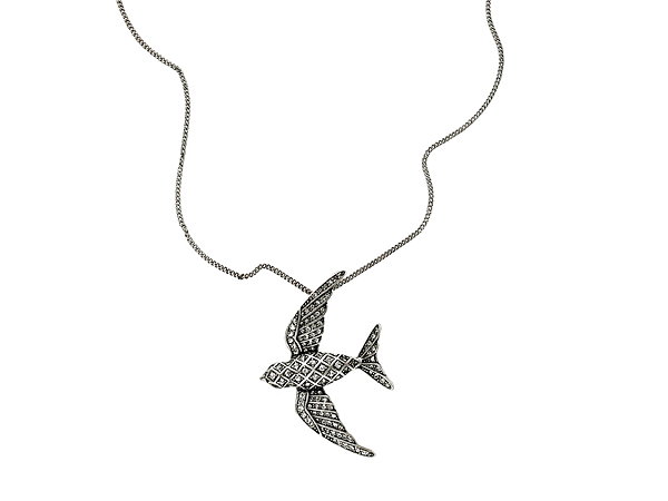 Kette mit Vogel-Anhänger