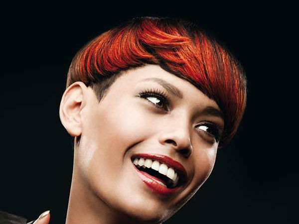 Kurze, rote Haare