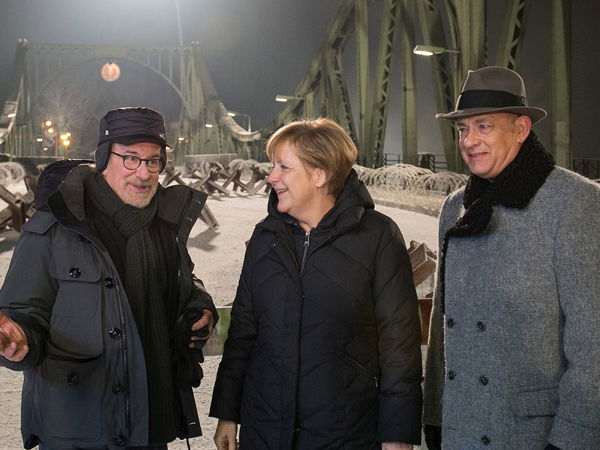 Merkel, Spielberg, Hanks