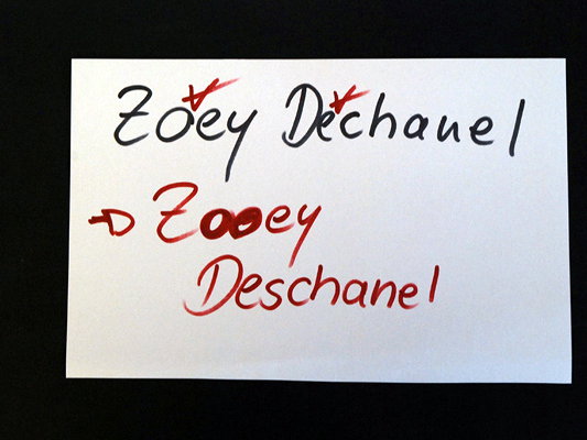 Wie schreibt man Zooey Deschanel?