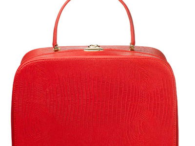 Süßer, kleiner Koffer in Rot