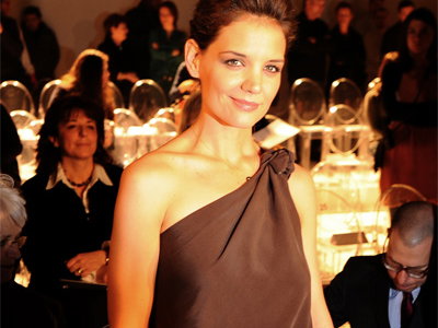 Katie Holmes bei der Milan Fashion Week