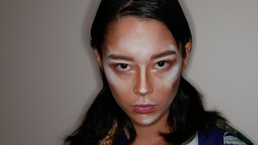 Unverblendetes Contouring auf der New York Fashion Week