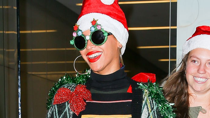 Trägt Beyoncé den hässlichsten Weihnachts-Look?
