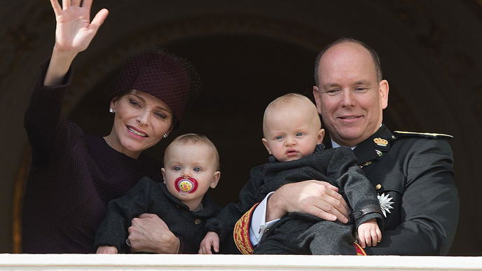 Fürst Albert und Charlène von Monaco: Offizielle Weihnachtskarte 2015