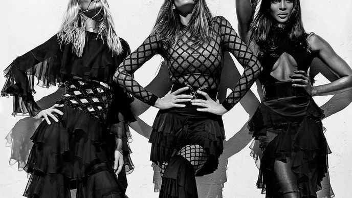 Balmain holt die Supermodels der 90er zurück 