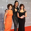 Isabel Varell, Jorge und Birgit Schrowange beim Deutschen Fernsehpreis 2016