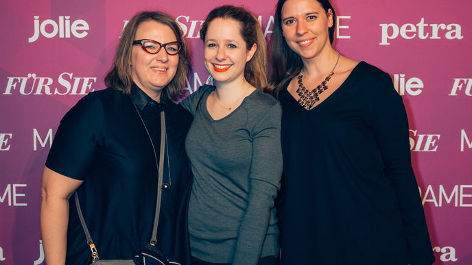 Katja Spryß, Cindy Westermeier und Nadine Lang