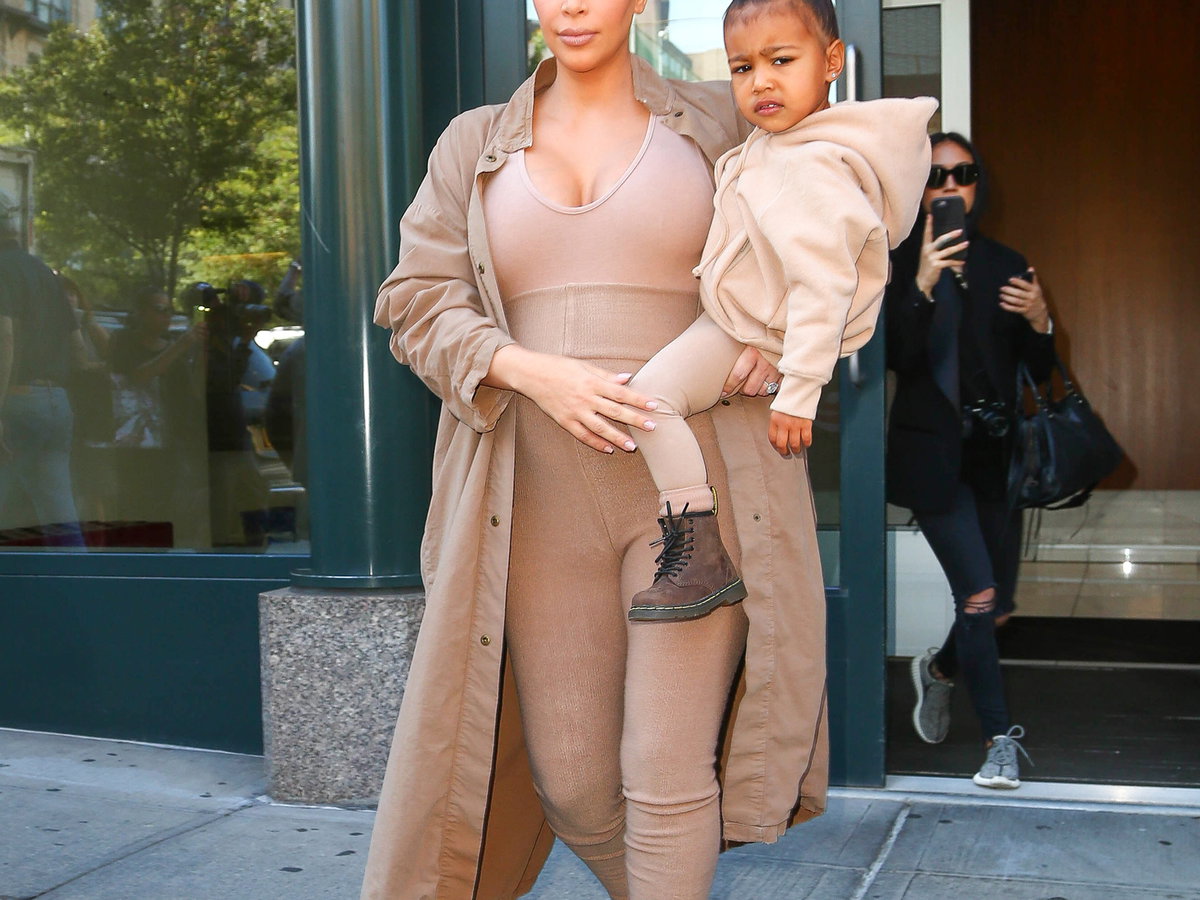 kim-kardashian-north-west-partnerlook
