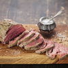 Roastbeef mit Gurken-Pflaumen-Kimchi