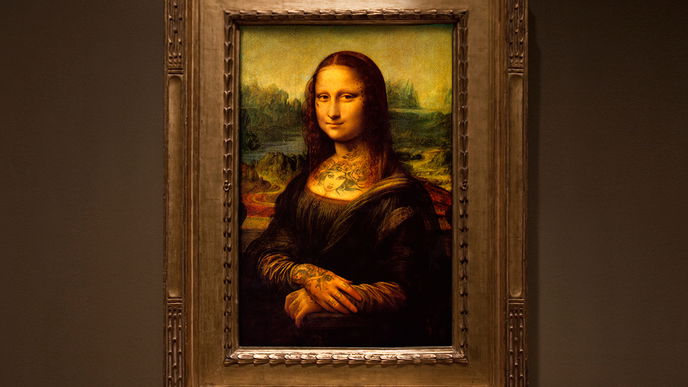 Die Mona Lisa mit Tattoos? - Dieser Künstler macht's möglich
