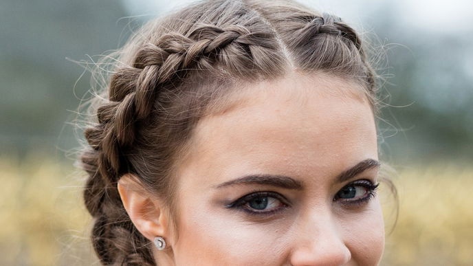 Pastellfarben und Corn Rows