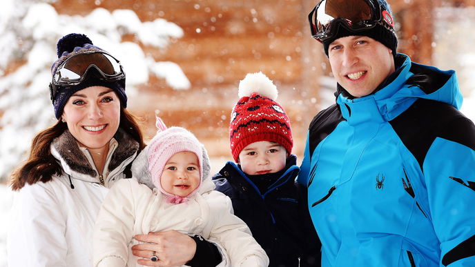Die Royals im Schnee - neue Bilder von Prinzessin Charlotte