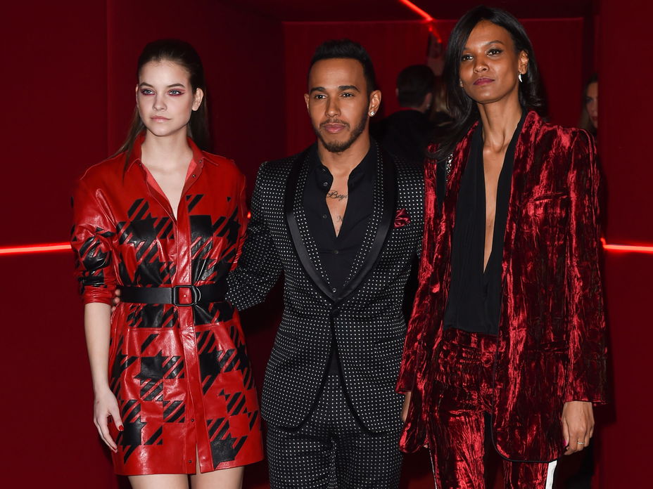 Barbara Palvin, Lewis Hamilton und Liya Kebede
