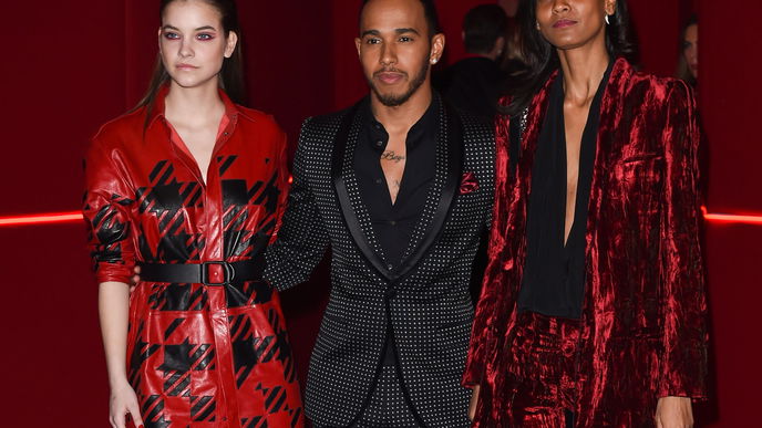 Barbara Palvin, Lewis Hamilton und Liya Kebede