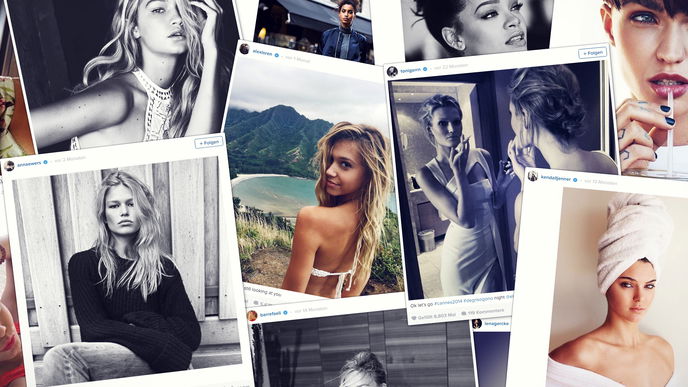 Sexy Frauen auf Instagram