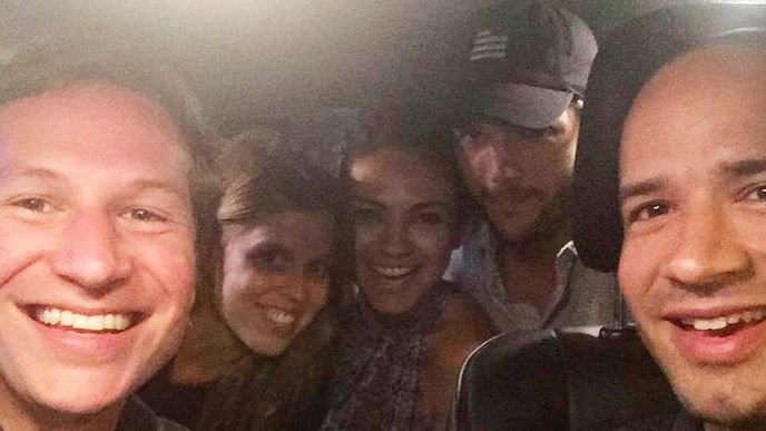 Prinzessin Beatrice, Mila Kunis und Ashton Kutcher