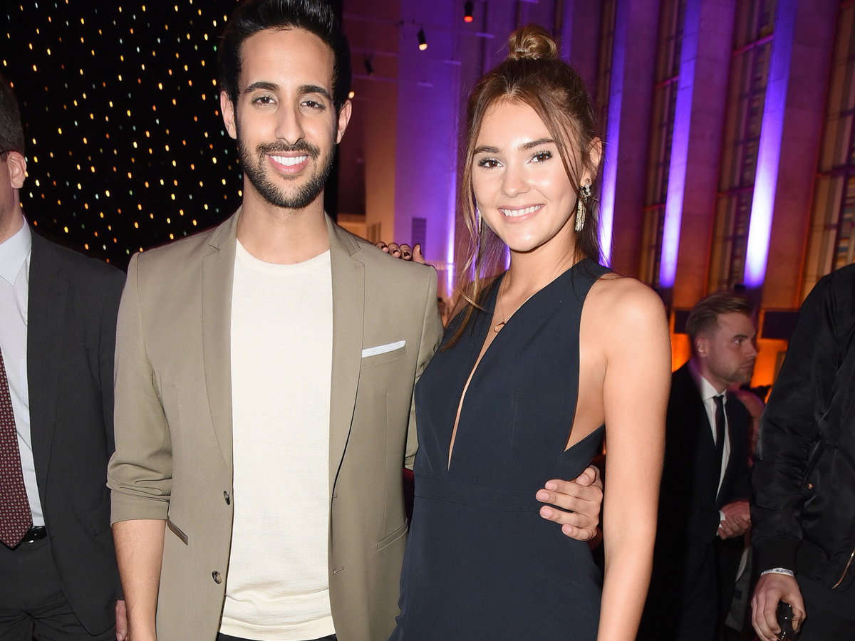 Sami Slimani und Stefanie Giesinger auf dem Echo 2016