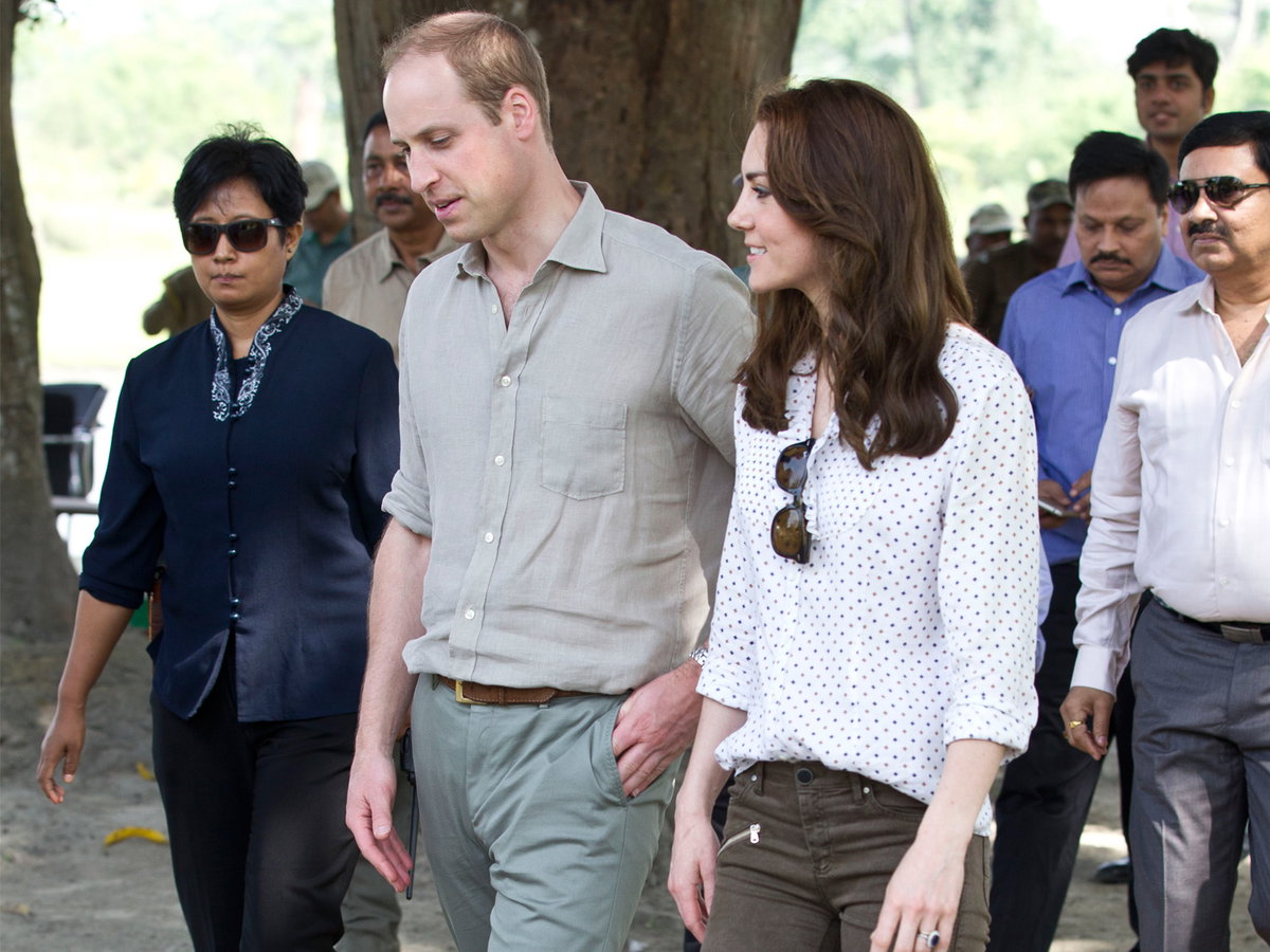 Duchess Catherine und ihre Kleider in Indien