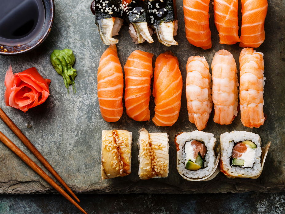 Sushi - fettreich, aber gesund