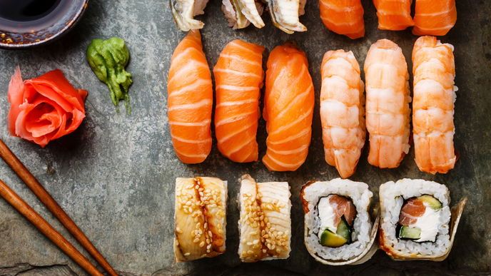 Sushi - fettreich, aber gesund