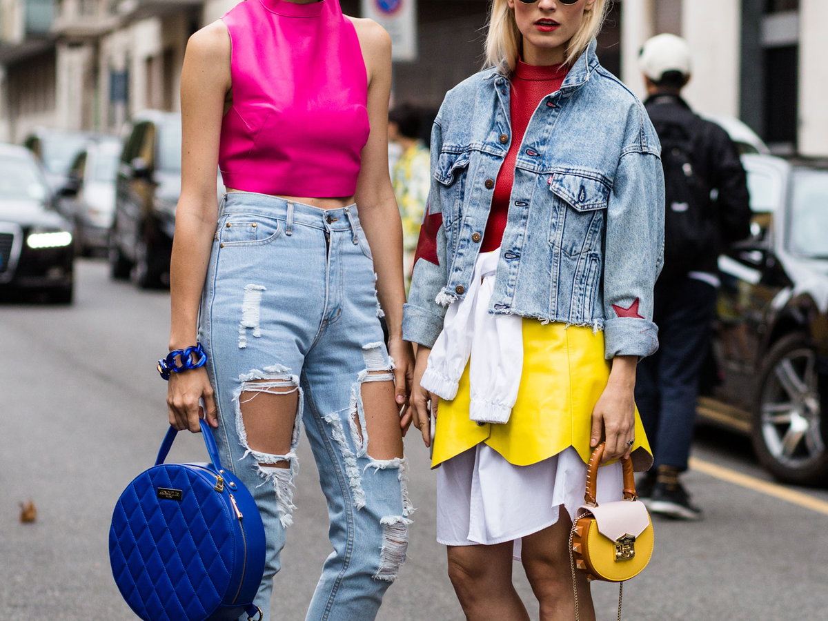 Cropped Jeansjacke