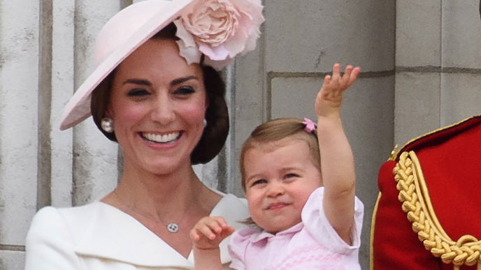 Duchess Catherine, Princess Charlotte und Prince George