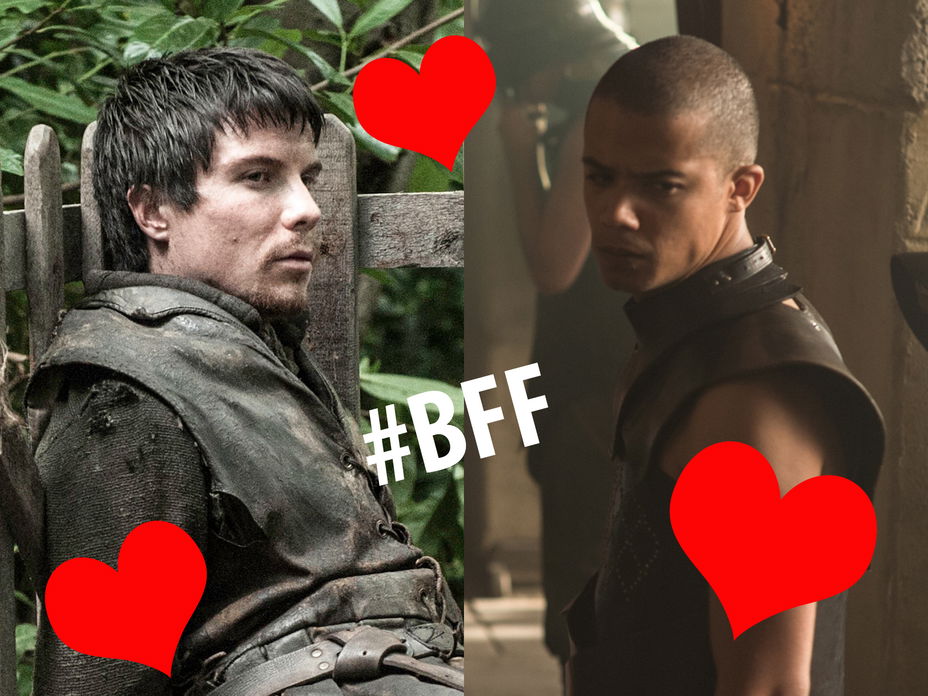 teaser bromance gendry grey worm game of thrones