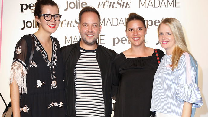 Laura Prummer, Bastian Schmitz, Nadine Lang und Carolin Kuhlmann
