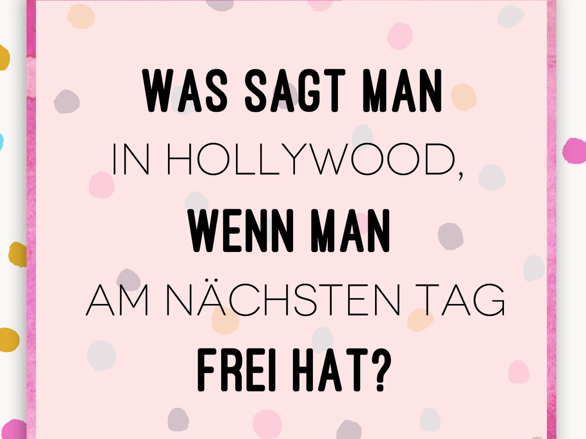 Die lustigsten Witze der Jolie Redaktion