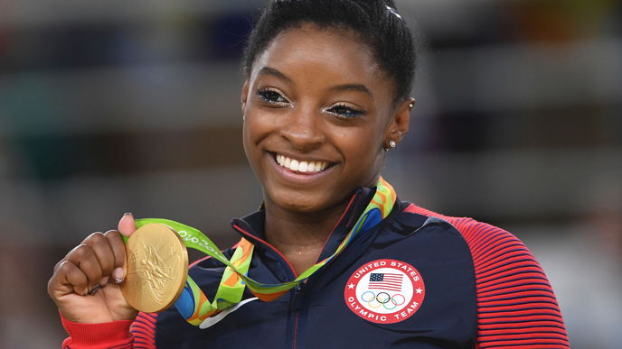 Simone Biles und ihr Superfan Zac Efron