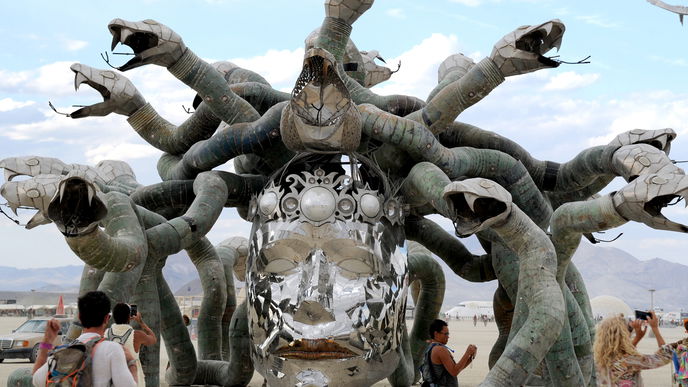 Stars auf dem Burning Man Festival