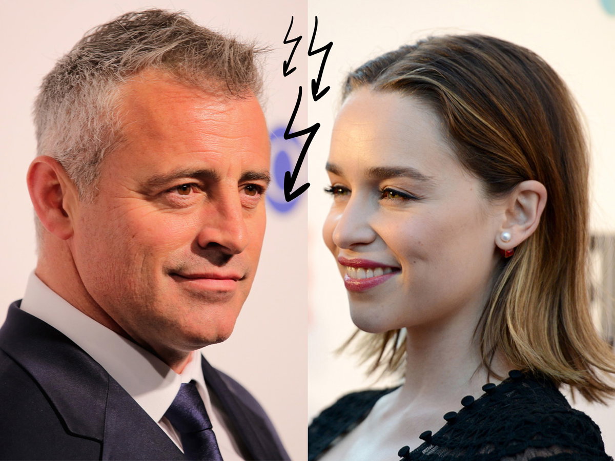 emilia clarke matt leblanc emmys 2016 getty